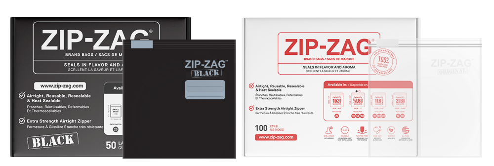 Zip-Zag® Brand Bags: Super Tough, Resealable, Smell Proof Storage Solutions