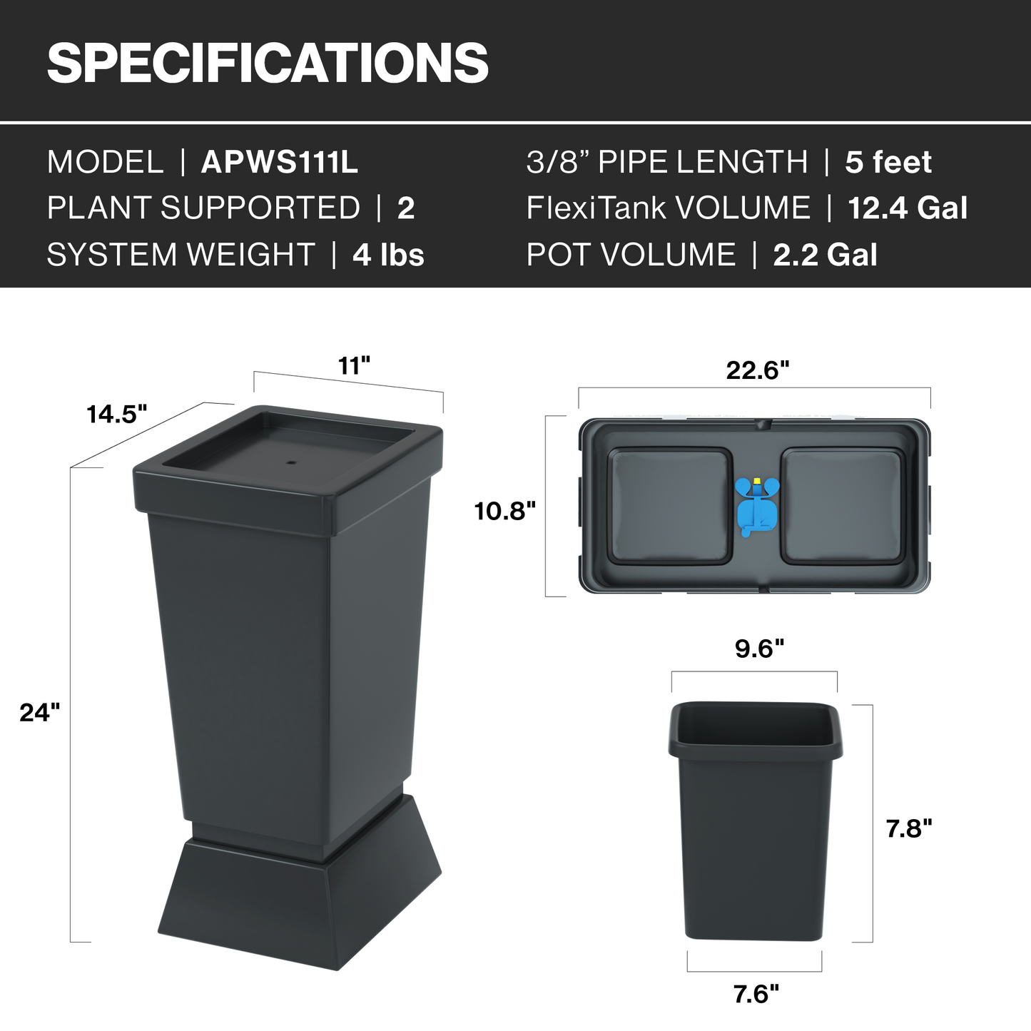 AutoPot Easy2Grow Automatic Plant Watering System: Versatile, Low-Maintenance Irrigation for Gardens, Greenhouses, and Poly-Tunnels