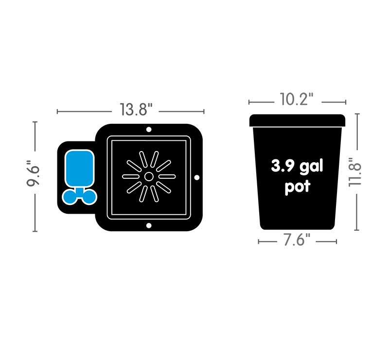 AutoPot 1Pot Modular Plant Watering System: Scalable, Automated Irrigation for Gardens, Greenhouses, and Polytunnels