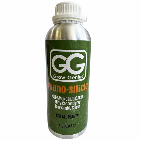 Grow-Genius Mono Silicic Acid 40% – High-Strength Silicon Nutrient for Bigger, Healthier Plants | pH-Neutral & Reservoir Stable